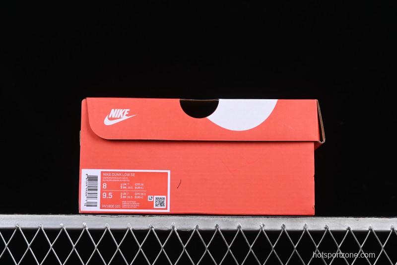 Nike Dunk Low 85 Double Swoosh White Grey SB Low Top Casual Skate Shoes - HV1800-101