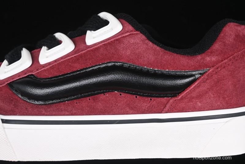 Vans Knu Skool DR Wine Red New Series Chunky Sneakers - VN000CZUVE8
