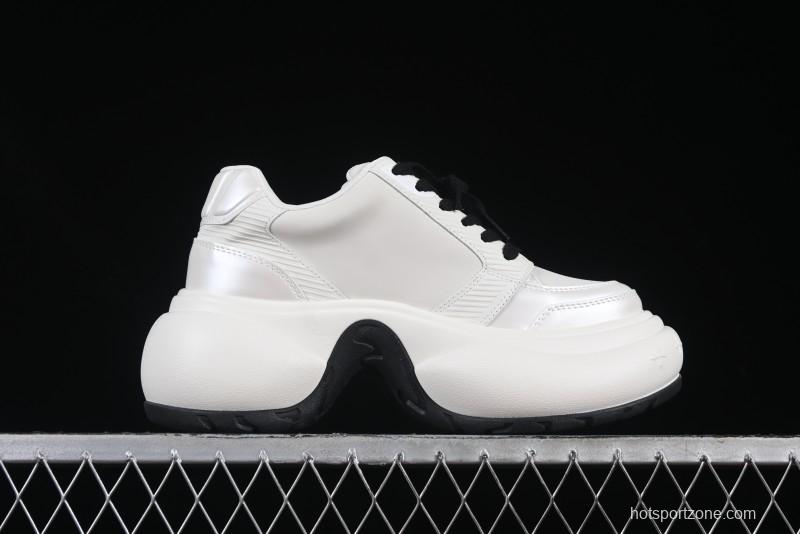 SMFK FUTURE RIPPLE Low-Top Fashion Sports Casual Shoes in White - AJD4