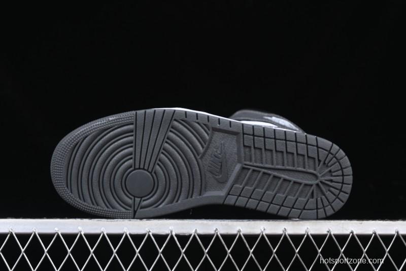 Nike Air Jordan 1 Mid AJ1 White Black Gray Culture Leisure Sneakers - DQ8426-001