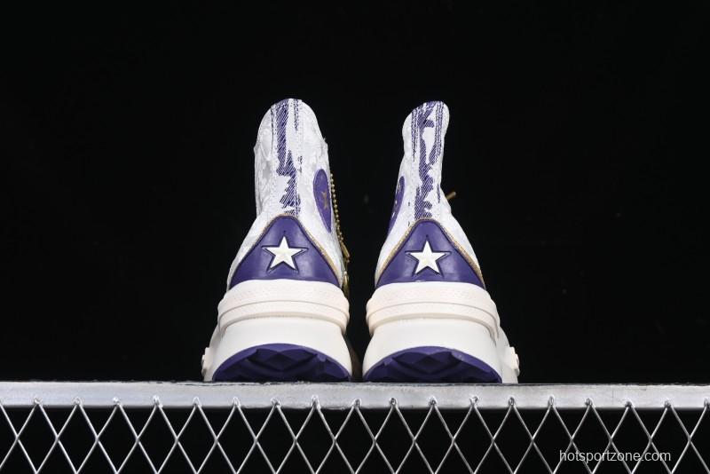 Converse Legacy Run Star Snake Year Limited Edition Platform Sneakers with Cushioned Sole - A13350C