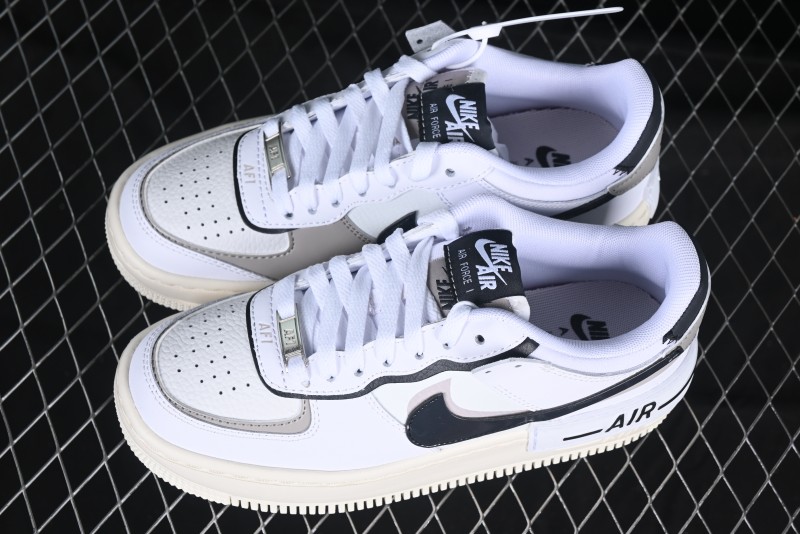 Nike Air Force 1 Shadow Low-Top Sneakers with Lightweight EVA Midsole and Anti-Slip RB Rubber Outsole - DZ1847-110