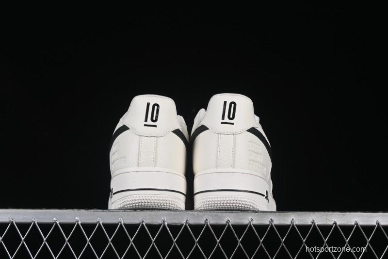 Nike Air Force 1 '07 Low Ted x Portland Triple Collaboration Reflective Black Casual Sneakers - DD8959-706