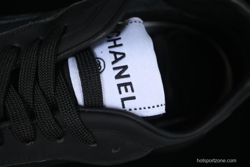 Chanel 25C Tie-Up Flat Casual Lifestyle Shoes - G46372