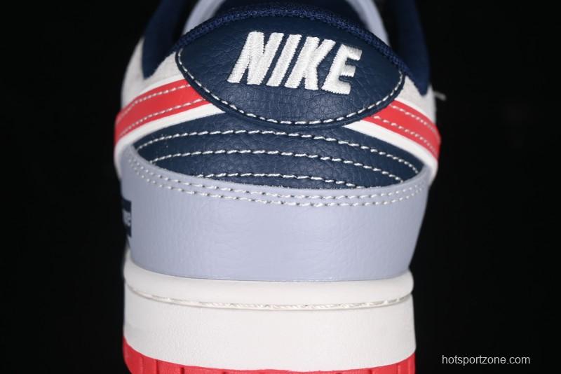 Nike SB Dunk Low Supreme Collaboration Anniversary Custom Low-Top Casual Sneakers - DM6868-045