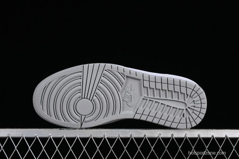 Nike Air Jordan 1 Low AJ1 Grey Black Low Top Casual Sneakers - CZ0790-110