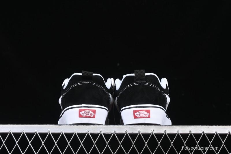 Vans Knu Skool DR Black White New Series Chunky Sneakers - VN000CZUVE9