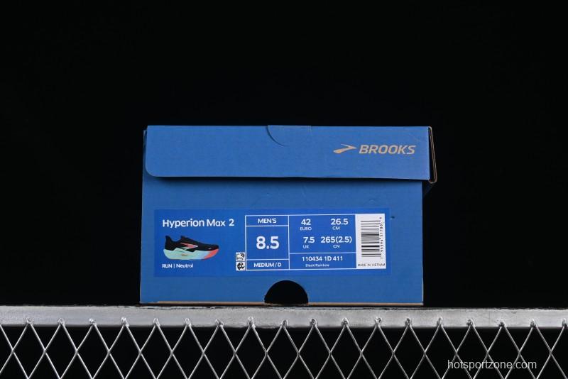 Brooks Hyperion Max 2 Cushioned Racing Marathon Running Shoes - 1104341D411