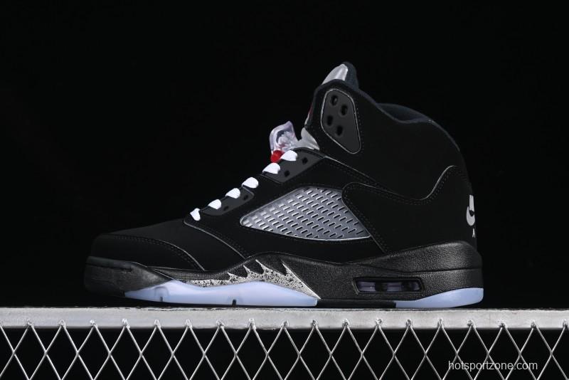 Nike Air Jordan 5 Retro Black "Metallic Reimagined" Basketball Shoes - HF3975-001