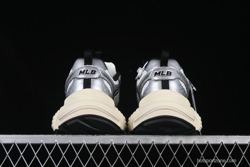 New York Yankees MLB Winner Chunky Height Increasing Thick Sole Running Shoes - 3ASHWD15N50IVS