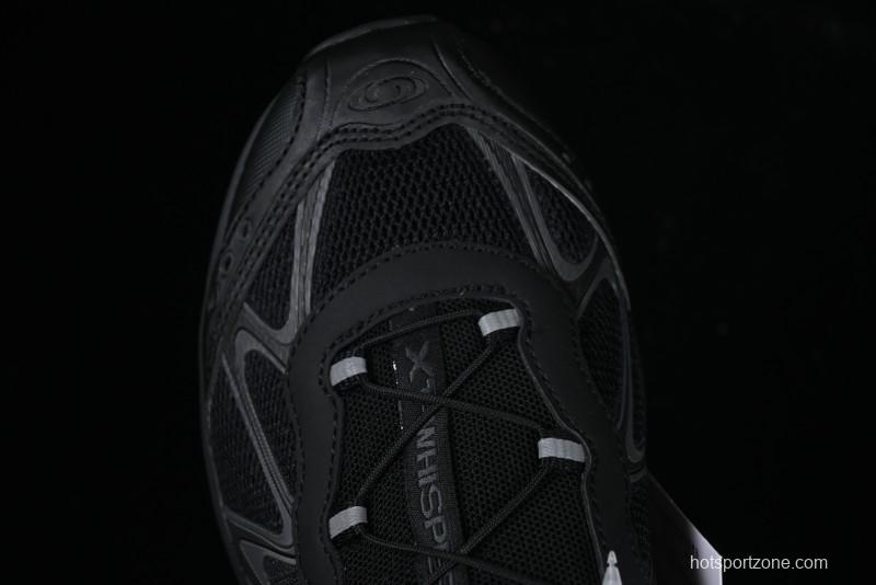 Salomon XT-Wings 2 All-Black Trail Running Sneakers - Sleek Performance and Style