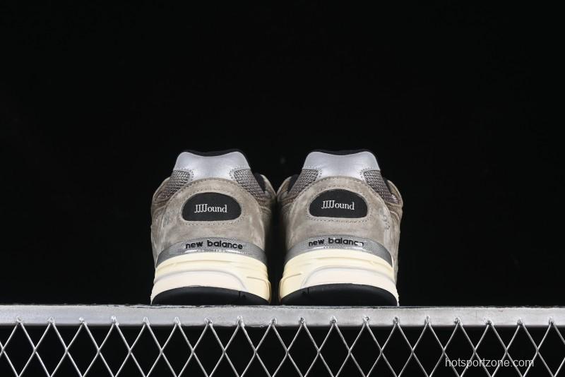 New Balance Made In USA M993 Series Classic Retro Casual Running Shoes with Heritage Design - U993JJ
