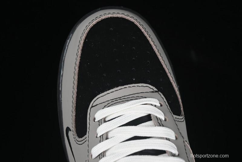 Nike Air Force 1 '07 Low UN Retro Gray Casual Sneakers with Full-Length Air Cushion - KK1988-064