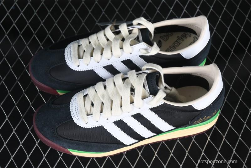 Adidas Samba x Bob Marley Limited Edition Sneakers - Retro Black with Rasta-Inspired Details