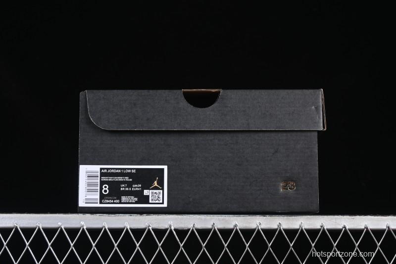 Nike Air Jordan 1 Low AJ1 Patriot Blue Red Low-Top Casual Lifestyle Sneakers - CZ8454-400