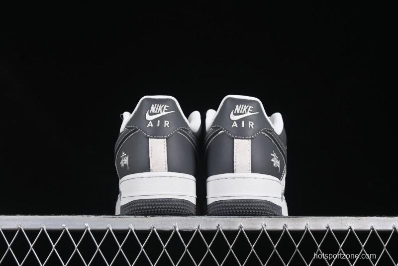 Nike Air Force 1'07 Low Stussy Collaboration Star Dust Grey Low-Top Casual Sneakers - XZ6188-229