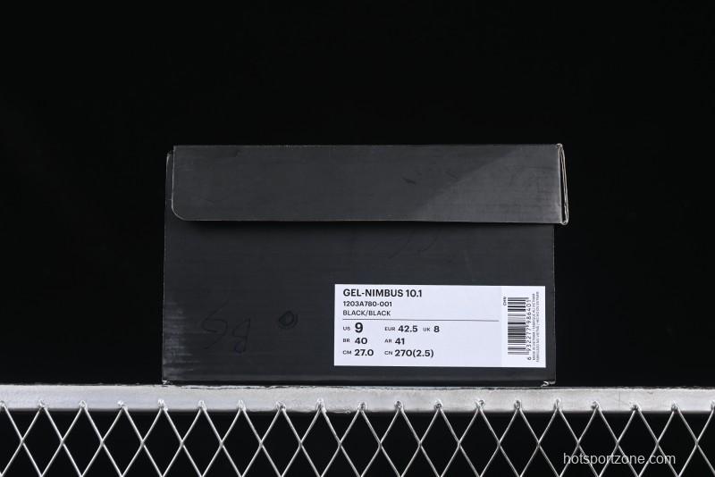 Asics Gel-Nimbus 10.1 Retro Breathable Casual Shoes with Cushioning for Men - 1203A780-001