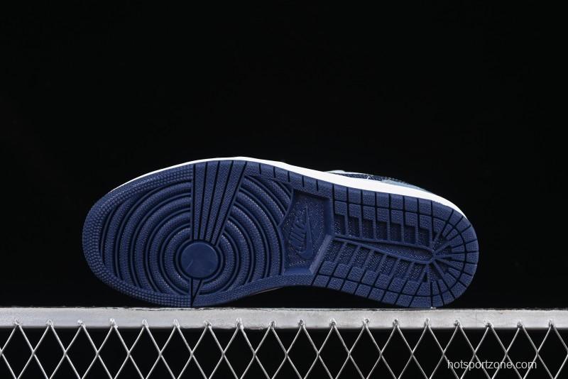 Nike Air Jordan 1 Low "Canadian Tuxedo" Basketball Shoes - IH0648-141