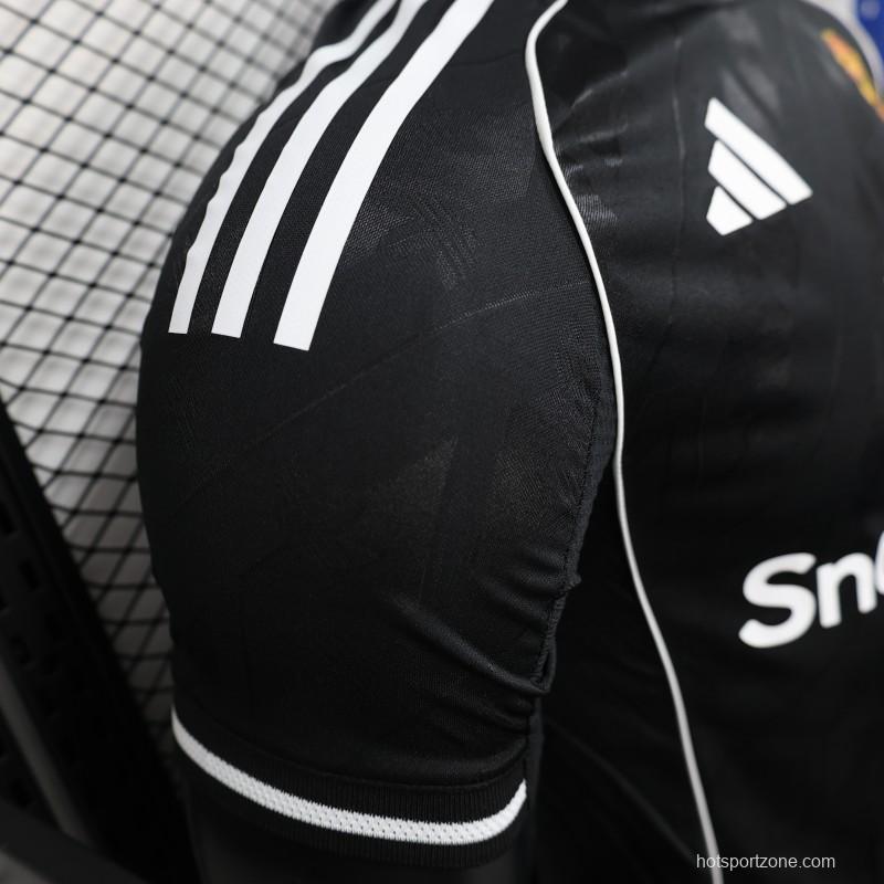 Player Version 25/26 Manchester United  Black Special Jersey
