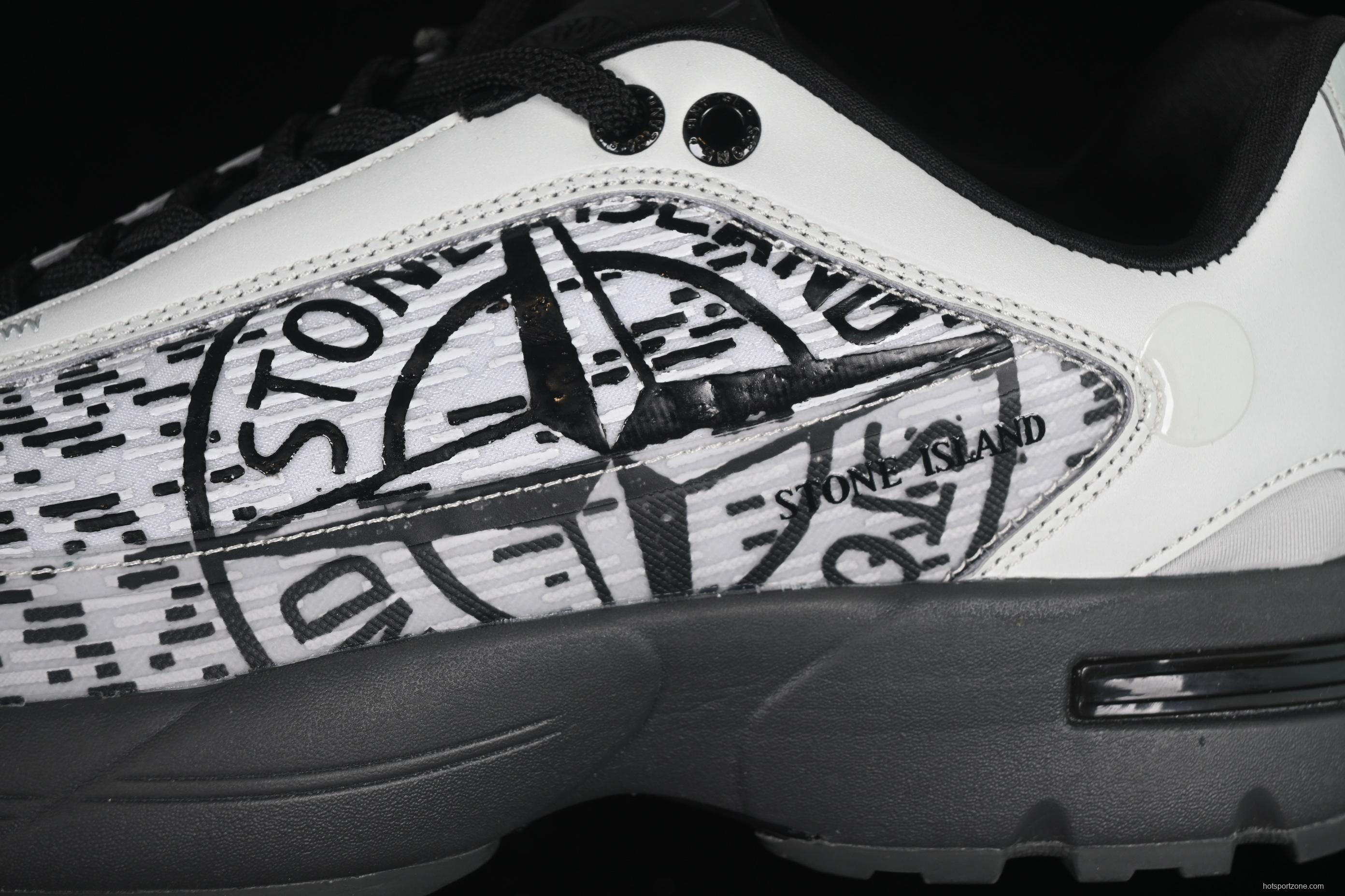 Stone Island Grime Panelled Low-Top Lifestyle Sneakers in Dark Brown - MO78FWS0303