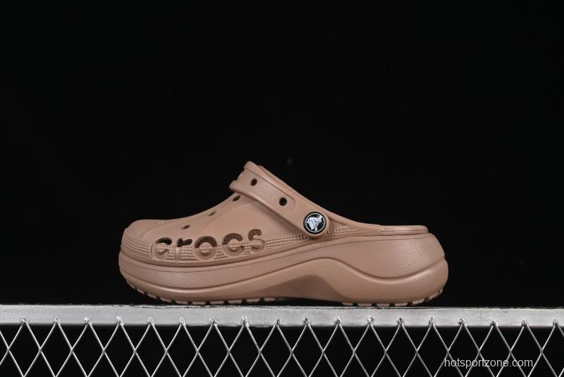 Crocs Baya Platform Classic Summer Two-Way Sandals Clogs - B.D4