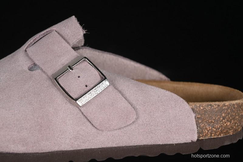 Birkenstock Arizona Soft Footbed Sandals with Suede Leather and Lambswool Lining - G.D4