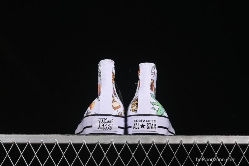 Converse All Star High Top Casual Sneakers with Tom and Jerry Theme - A15112C