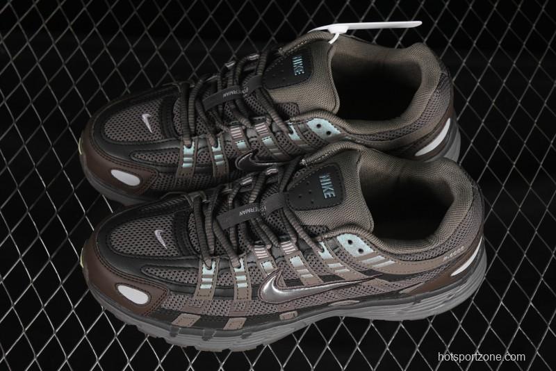 Nike P-6000 Prm Retro Casual Sneakers with Layered Design - CD6404-202