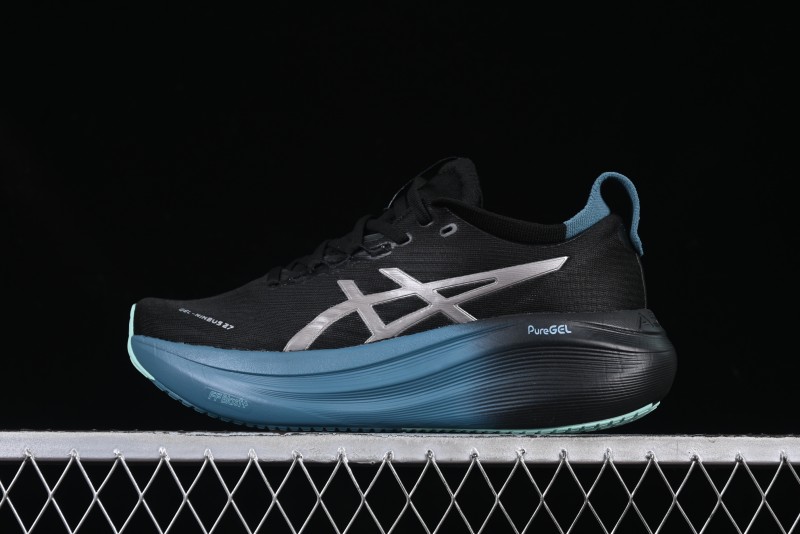 Asics Gel-Nimbus 27 Retro Breathable Casual Shoes with Cushioning for Men - 1011C093-001