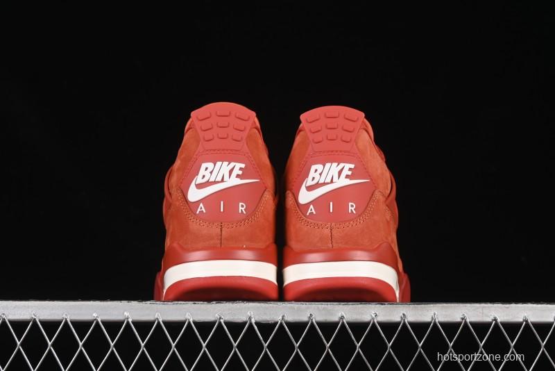 Nike Nigel Sylvester x Air Jordan 4 Retro High OG "Brick By Brick" Sneakers - HF4340-800