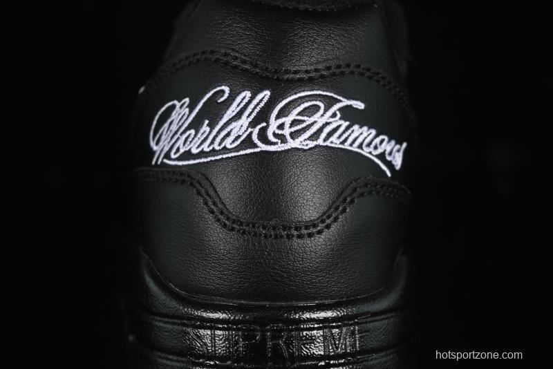 Nike Air Max 1 Retro Running Shoes with Half-Sole Air Cushion - HF8813-001