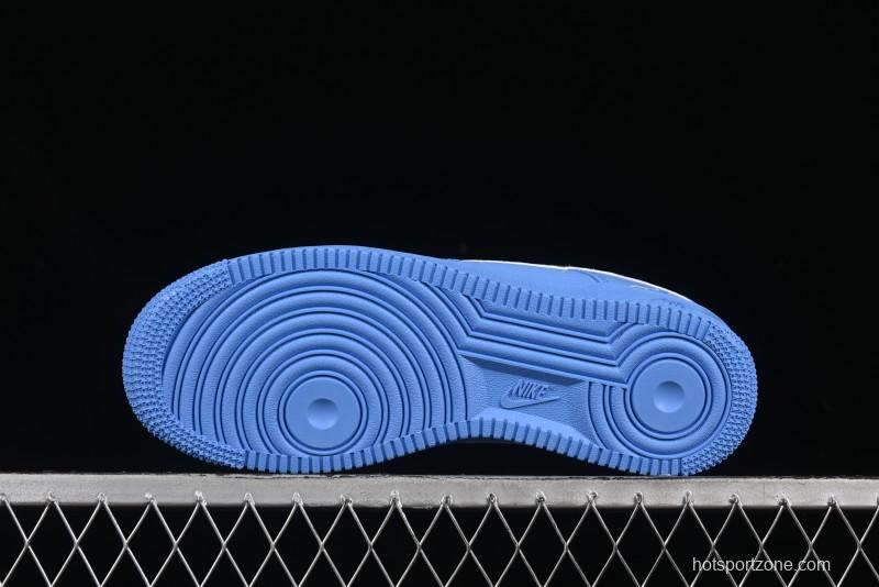 Nike Air Force 1'07 Low Casual Sneakers in Iceland Blue with Full-Length Air Cushion - ZH0316-070