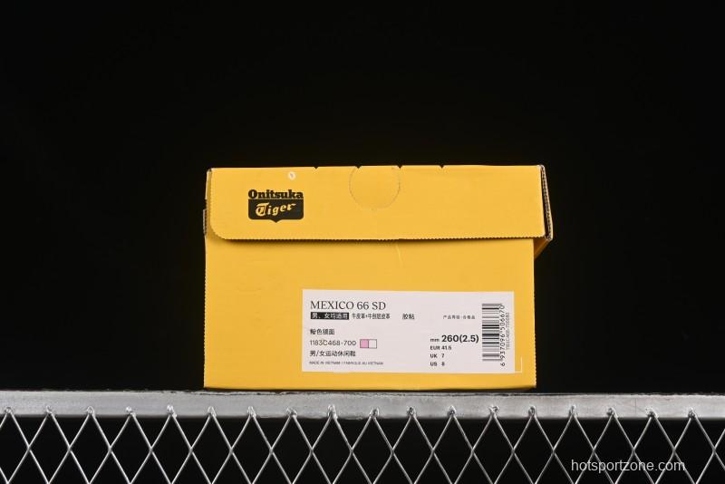 Onitsuka Tiger Mexico 66 SD Low-Top Leather Sneakers for Casual Running - 1183C468-700