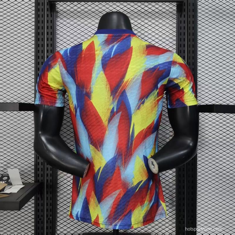 Player Version 25/26 Arsenal Multicolor Abstract Art Pattern Jersey