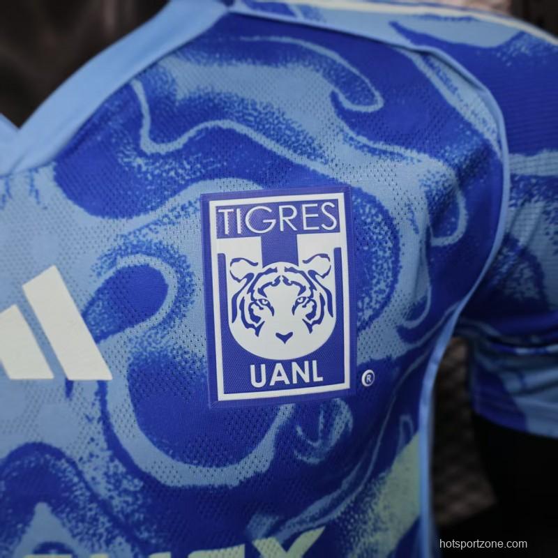 Player Version 25/26 Tigres Away Blue Jersey