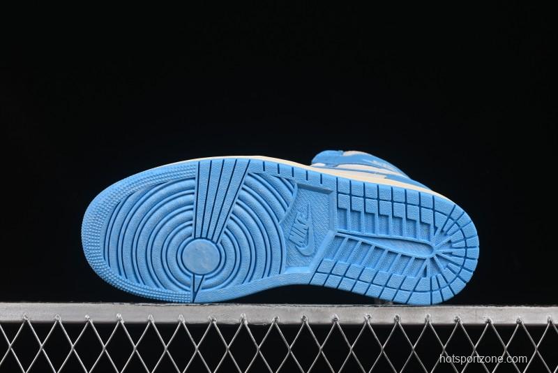 Nike Air Jordan 1 High OG "UNC Reimagined" Retro Basketball Shoes - DZ5485-402