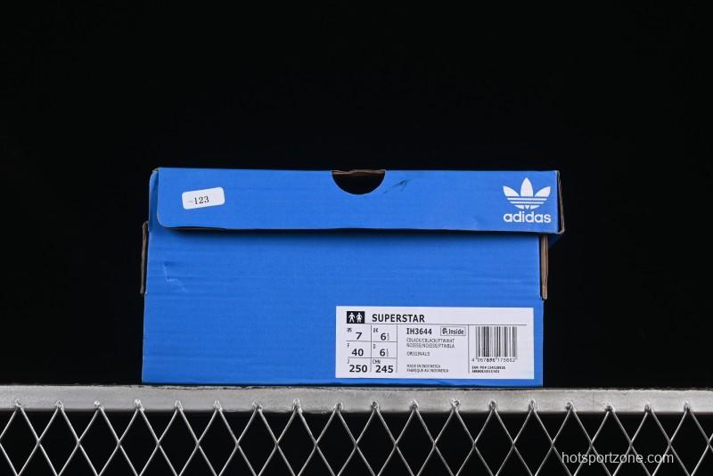 Adidas Clot x Superstar Shell Toe Casual Sneakers with Serrated Edge Design - IH3644