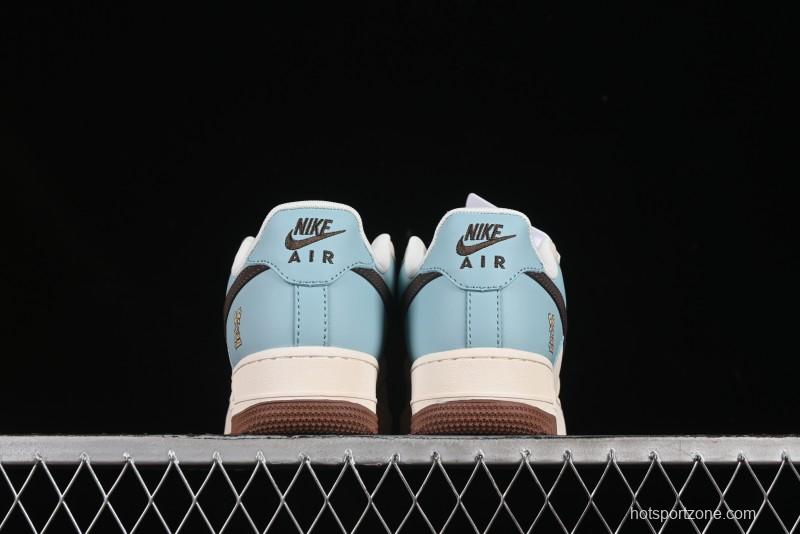 Nike Air Force 1 '07 Low LV Collaboration Summer Blue Casual Sneakers - JJ2508-702