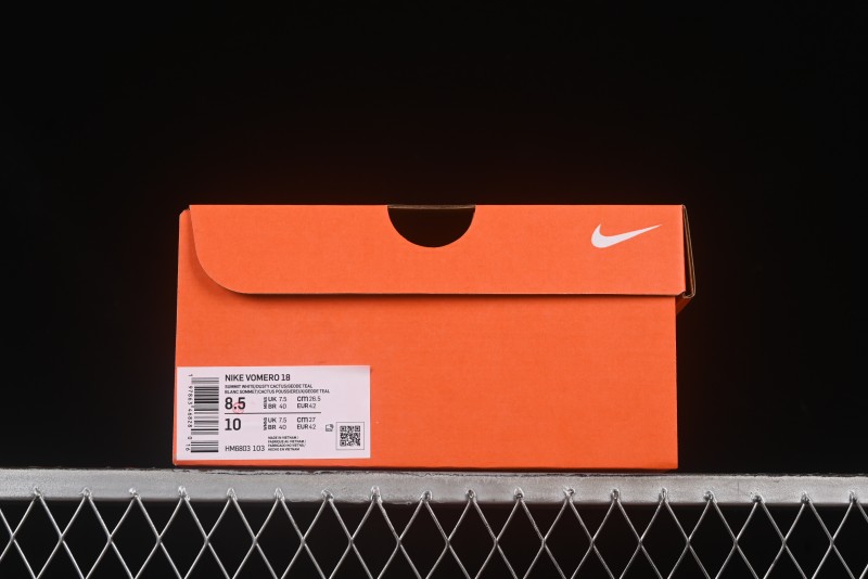 Nike Air Zoom Vomero 18 Lunar Retro Running Shoes with Full-Length Zoom Air Cushion - HM6803-103