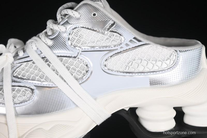 GG-CC Star-Design Lace-Up Hollow-Out Platform Sneakers with 5cm Height Boost - G25U9789