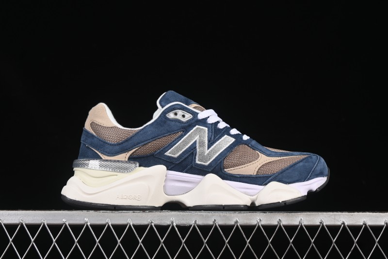 New Balance NB9060 Series Retro Casual Running Shoes with ABZORB Cushioning Technology - U9060LBB