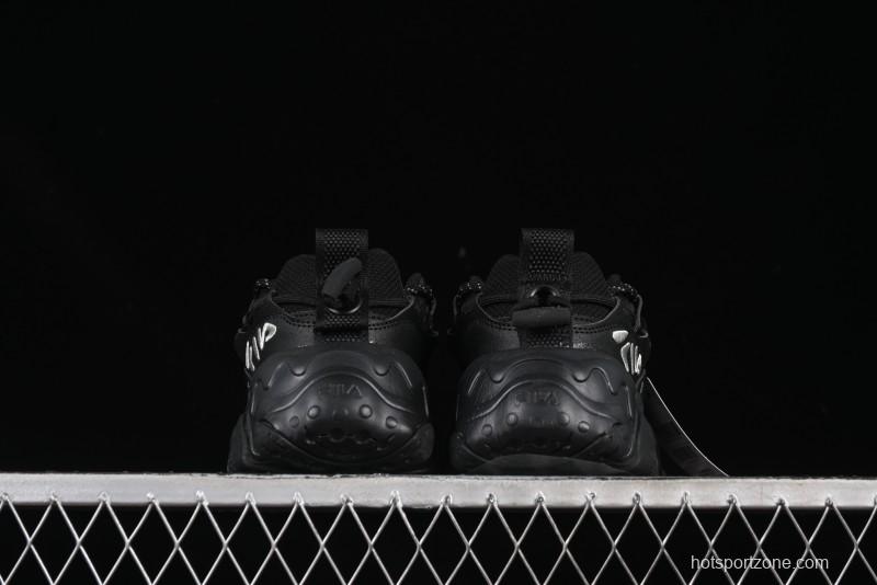 Fila Heritage Fluid Cat Paw 5.0 Retro Dad Shoes with Lace-Up Design - F12M412105FBK