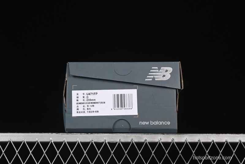 New Balance NB471 Series Fabric and Leather Casual Lifestyle Shoes - U471FP
