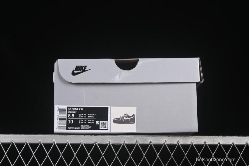 Nike Air Force 1'07 Low Casual Sneakers with Full-Length Air Cushion - DD8959-001