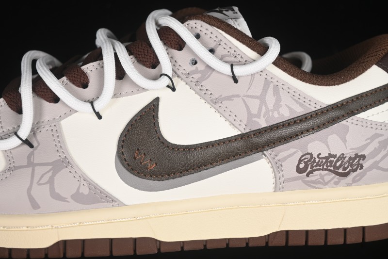 Nike Dunk Low Koala Party Distressed Grid Low-Top Casual Skate Shoes - DD1503-124