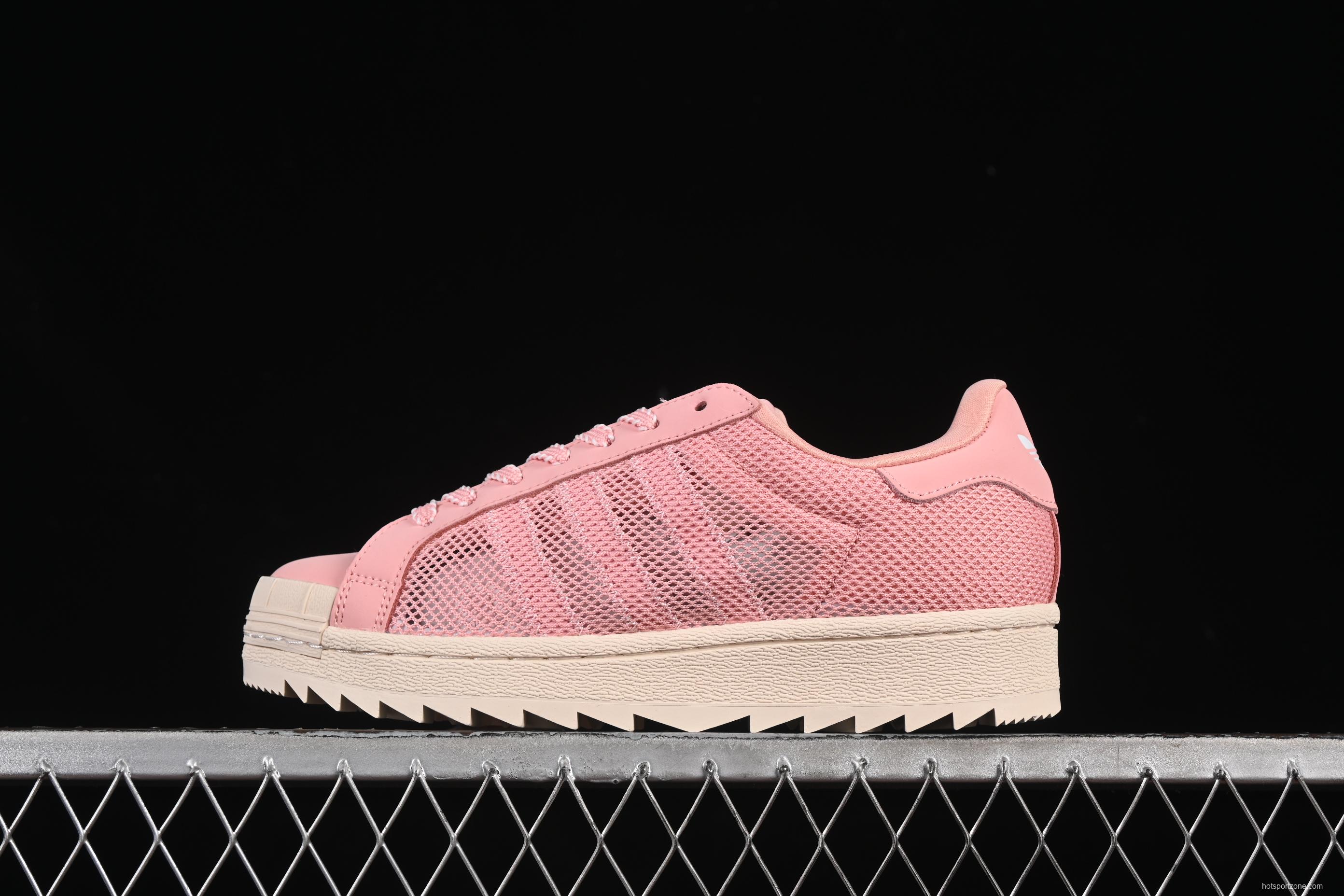 Adidas Clot Superstar Shell Toe Casual Sneakers with Serrated Design - IH3645