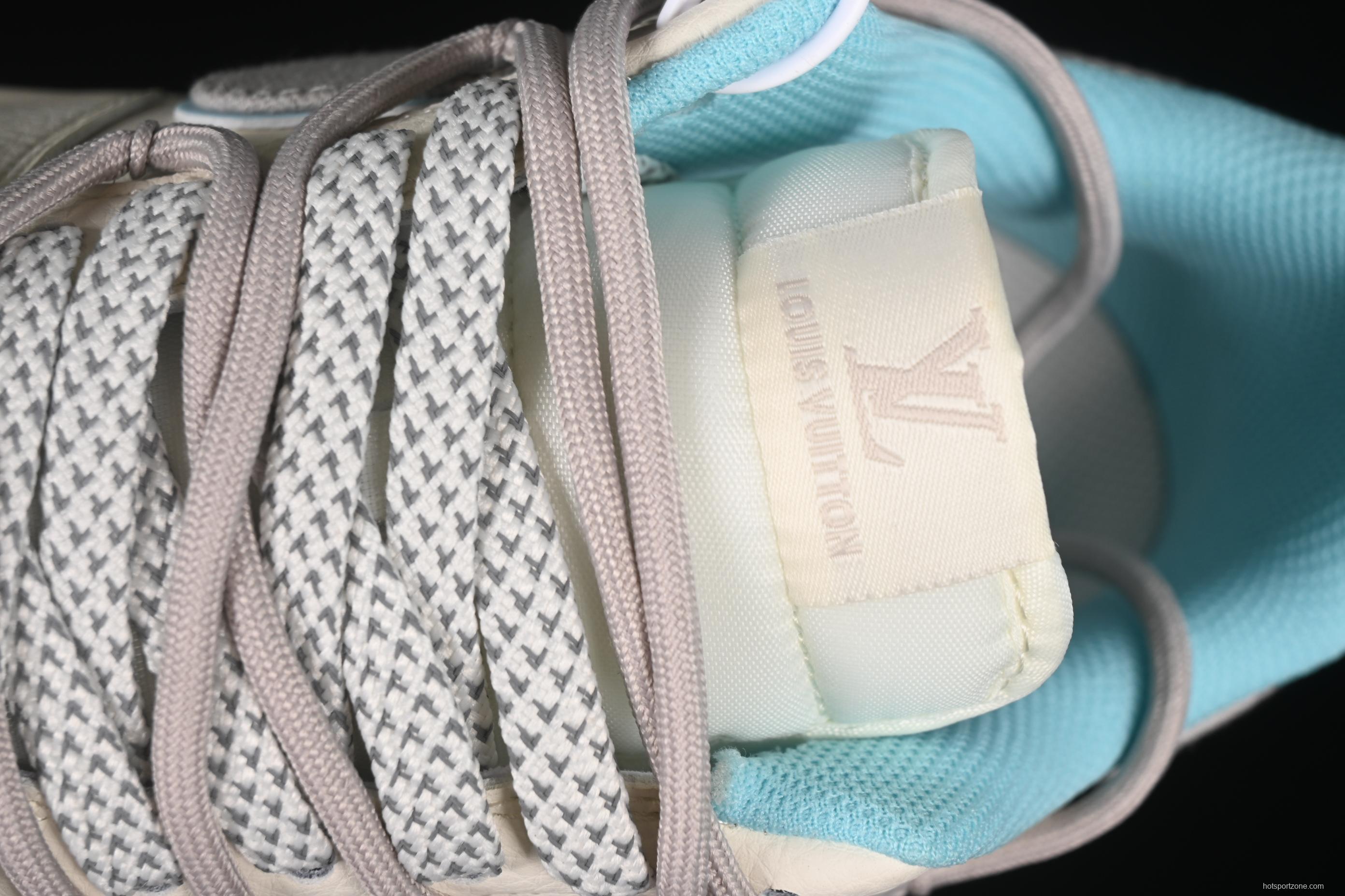 Nike Air Force 1'07 Low LV Collaboration Casual Sneakers with Full-Length Air Cushion - DM6868-095