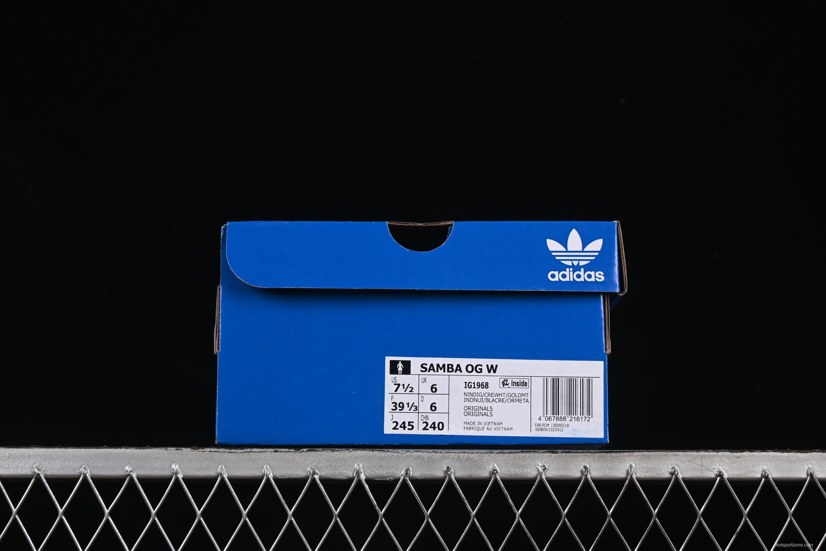 Adidas Originals Samba OG Retro Casual Sneakers - IG1968