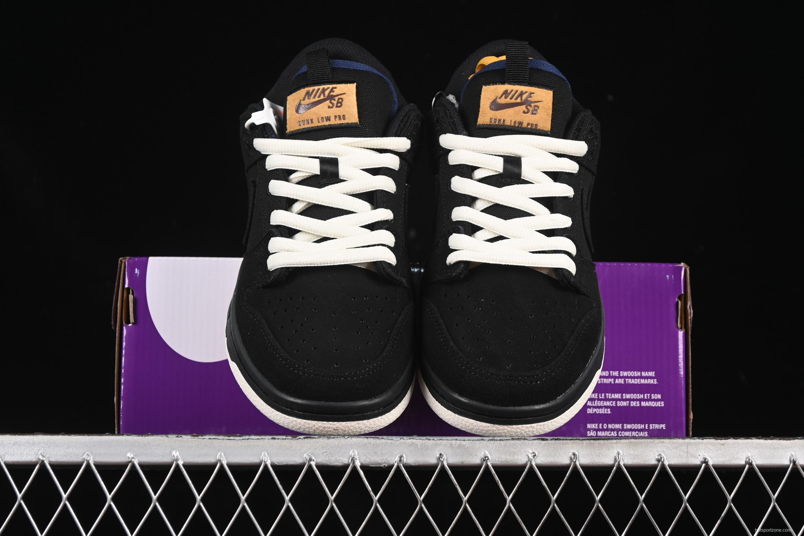 Nike SB Dunk Low Black Hole Low-Top Skateboarding Shoes - DX6775-400