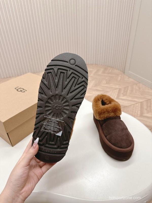 2024 Women UGG Brown Sheepskin Slippers MJ00280